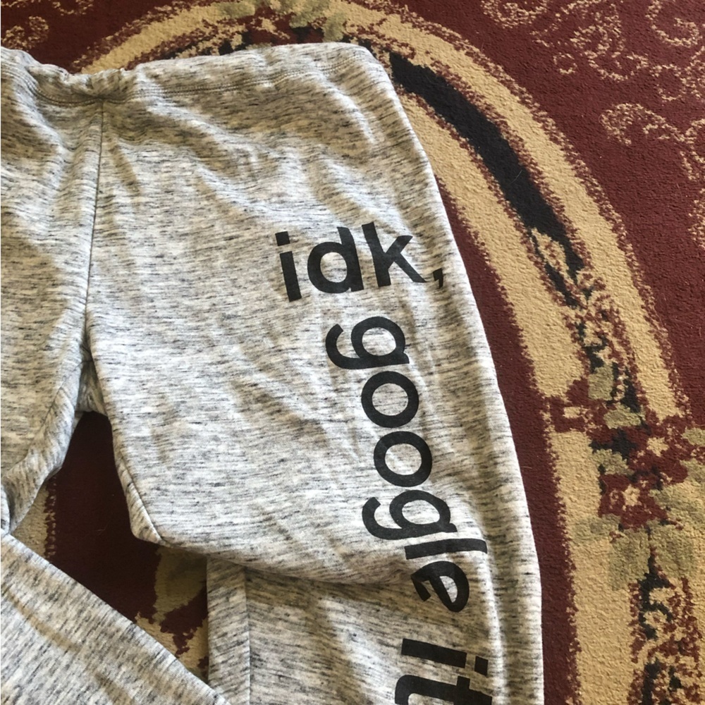 Warehouse - XL- IDK google it- ladies grey jogging pants - new or like new